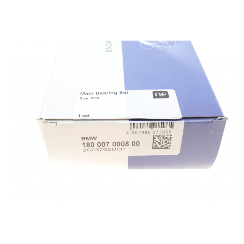 Вкладыши коренные BMW 3 (F30)/5GT (F07) 3.0 10- (STD) = 6007070000 (N52/N53/N54)