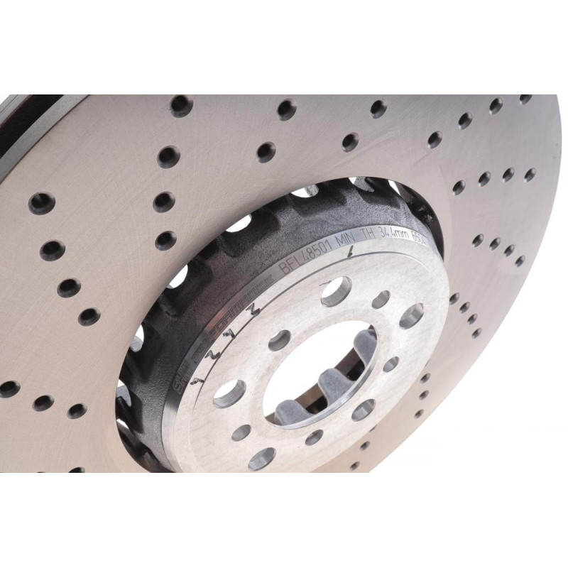 Диск тормозной (передний) BMW X5 M (F15/F85)/X6 M (F16/F86) 14-19 (395x36) (L) (с покрыт.) (вент)