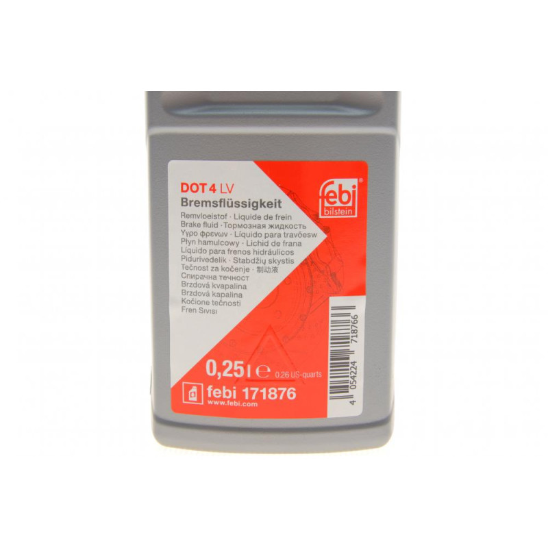 Жидкость тормозная DOT4 LV (0.25L)