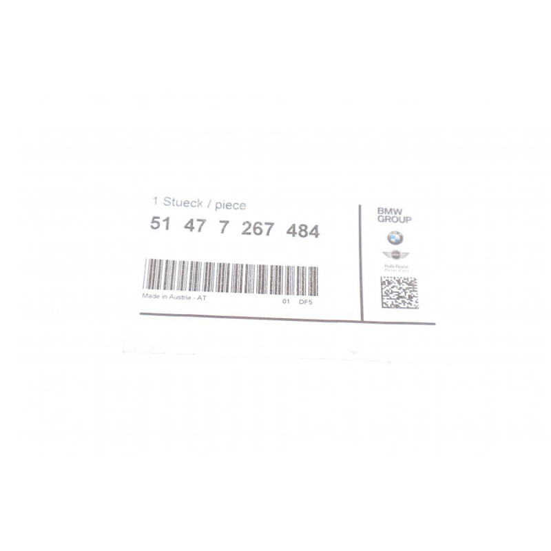 Ручка полки багажника BMW 5 (F07/F11)/X5 (F15/F85)/X6 (F16) 10-