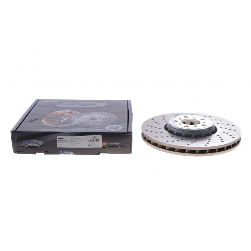 Диск тормозной (передний) BMW X5 M (F15/F85)/X6 M (F16/F86) 14-19 (395x36) (L) (с покрыт.) (вент)