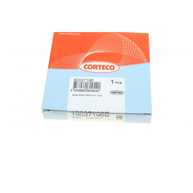 Сальник АКПП BMW 3 (F30/F80)/5 (F10/F07) 10-18 (53x71x7)